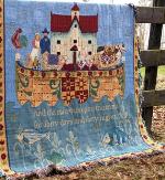 Noah's Ark Tapestry Throw
